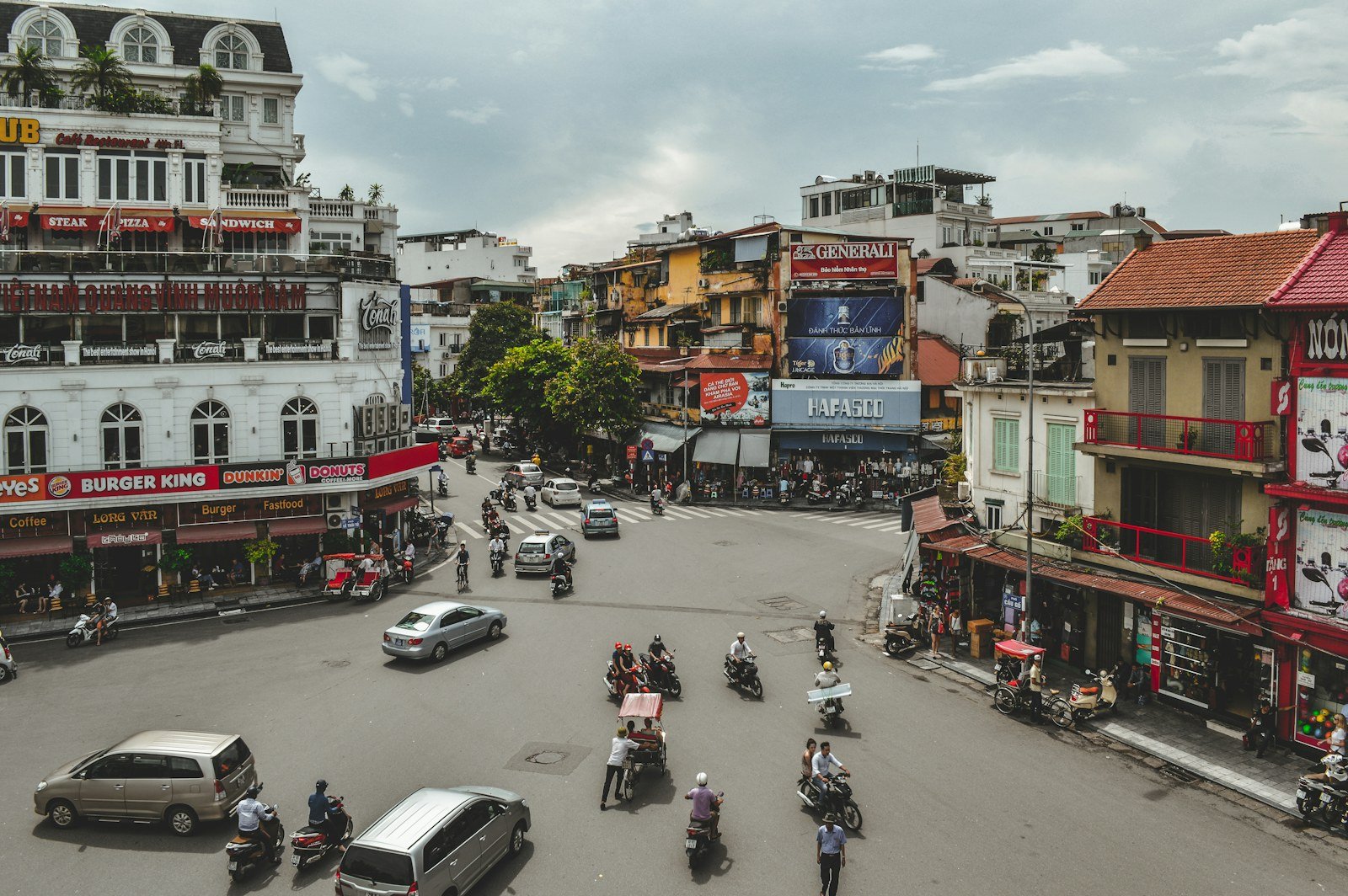 Street scene in Hanoi, a recommended stop in a November Vietnam itinerary