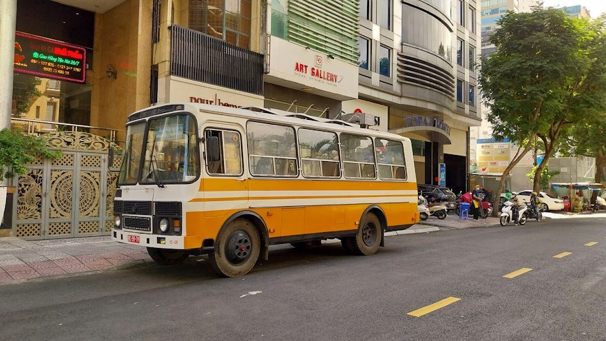Intercity bus in Ho Chi Minh City